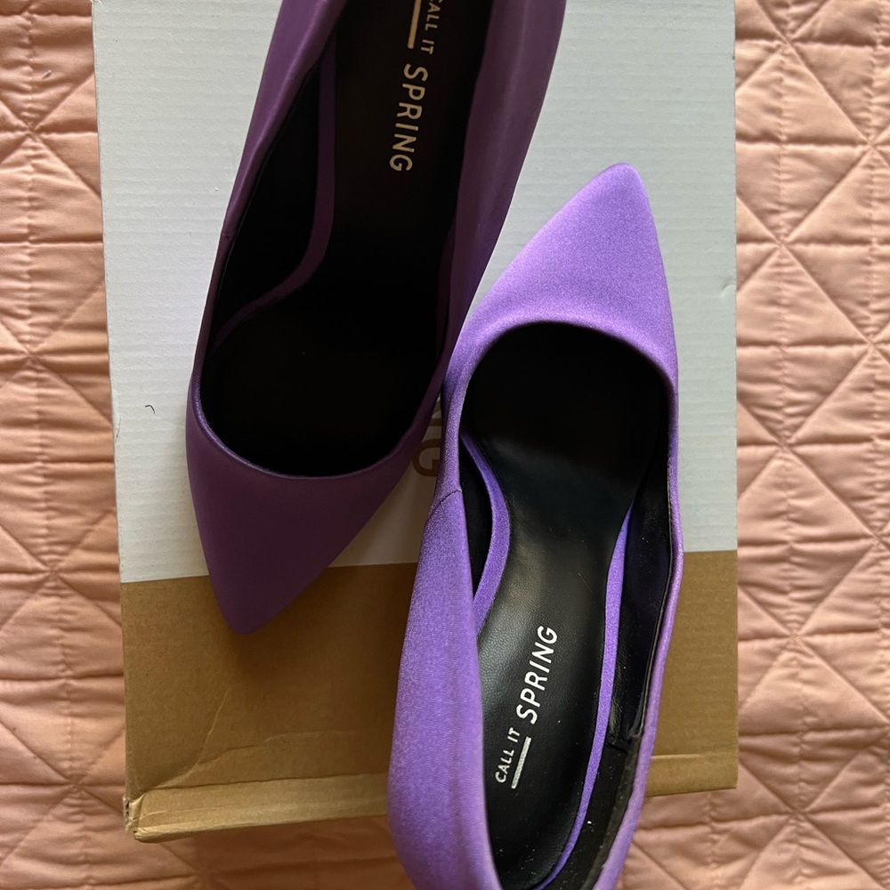 Purple Heels Call it Spring - Picture 3 of 4